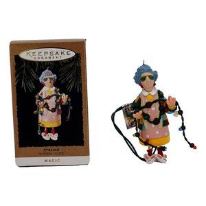 Hallmark Keepsake Ornament Maxine Blinking Lights MAGIC - Handcrafted 1994